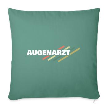 Augenarzt - Sofakissenbezug 45 x 45 cm - Tanngrün - Vorne