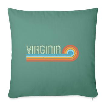 Virginia - Sofa pillowcase 17,3'' x 17,3'' (45 x 45 cm) - cypress green - Front