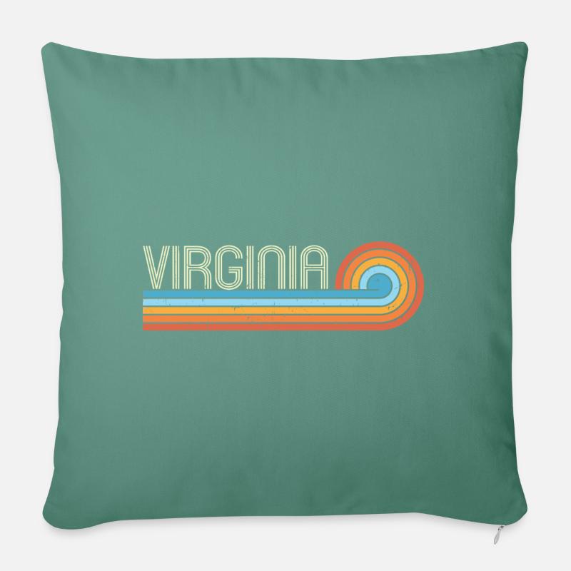 Virginia - Sofakissenbezug 45 x 45 cm - Tanngrün