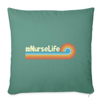 Krankenschwester Nurse Life - Sofakissenbezug 45 x 45 cm - Tanngrün - Vorne