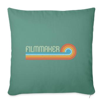 Filmmaker - Sofa pillowcase 17,3'' x 17,3'' (45 x 45 cm) - cypress green - Front