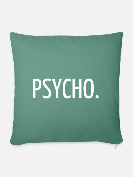 Psycho - Sofakissenbezug 45 x 45 cm - Tanngrün