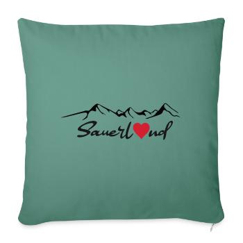 Sauerland Sticker - Sofa pillowcase 17,3'' x 17,3'' (45 x 45 cm) - cypress green - Front