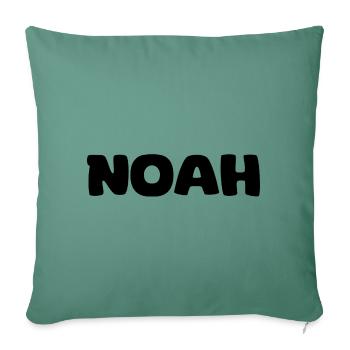 Name - Noah - Sofa pillowcase 17,3'' x 17,3'' (45 x 45 cm) - cypress green - Front