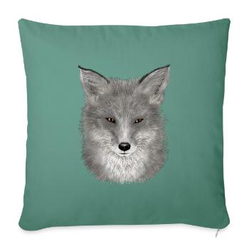 Red Fox - Sofa pillowcase 17,3'' x 17,3'' (45 x 45 cm) - cypress green - Front