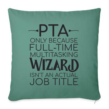 PTA Wizard Pharmacy - Sofa pillowcase 17,3'' x 17,3'' (45 x 45 cm) - cypress green - Front