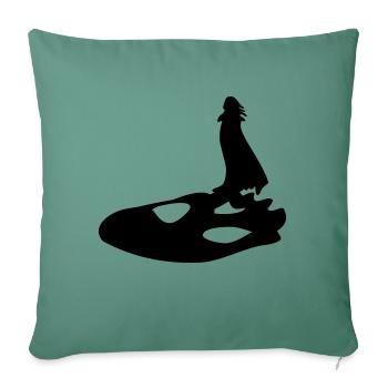 albator - Sofa pillowcase 17,3'' x 17,3'' (45 x 45 cm) - cypress green - Front