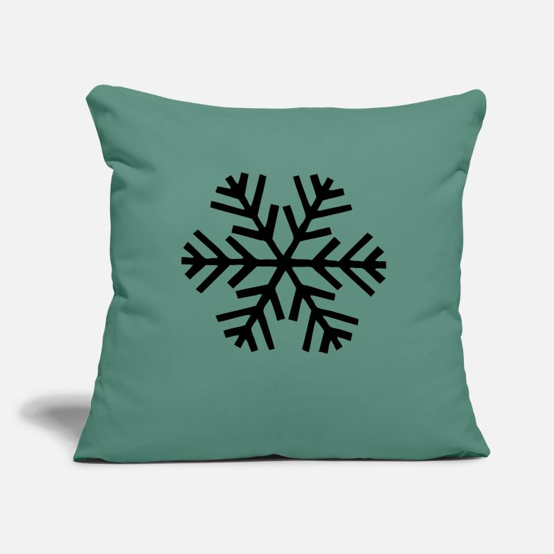 snow snowflake Sofa pillowcase 17,3'' x 17,3'' (45 x 45 cm)