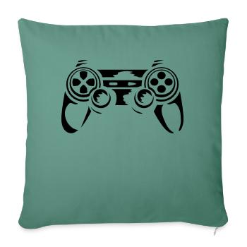 Controller Retro Konsole Gamer - Sofakissenbezug 45 x 45 cm - Tanngrün - Vorne