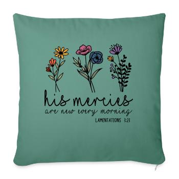 Church Religion Catholic Catholic Jesus Christ - Sofa pillowcase 17,3'' x 17,3'' (45 x 45 cm) - cypress green - Front