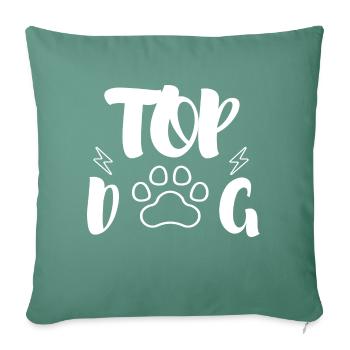 TOP DOG - Sofa pillowcase 17,3'' x 17,3'' (45 x 45 cm) - cypress green - Front