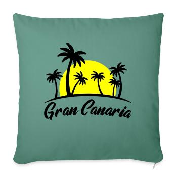 Gran Canaria - Sofa pillowcase 17,3'' x 17,3'' (45 x 45 cm) - cypress green - Front