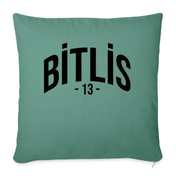 Bitlis 13 Turkey Holidays Turk Turkiye Gift - Sofa pillowcase 17,3'' x 17,3'' (45 x 45 cm) - cypress green - Front