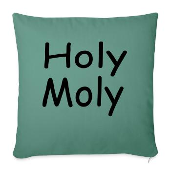 Sainte Moly - Housse de coussin décorative 45 x 45 cm - vert sapin - Devant
