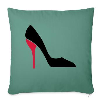 high_heels_2 - Sofakissenbezug 45 x 45 cm - Tanngrün - Vorne