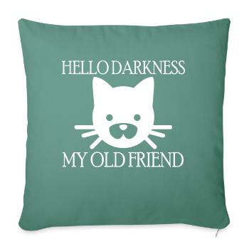Cat Katze - Sofa pillowcase 17,3'' x 17,3'' (45 x 45 cm) - cypress green - Front