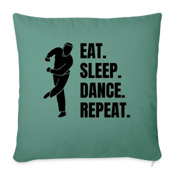 Dancer Gift Dance Hobby Sport Dance Sport - Sofa pillowcase 17,3'' x 17,3'' (45 x 45 cm) - cypress green - Front