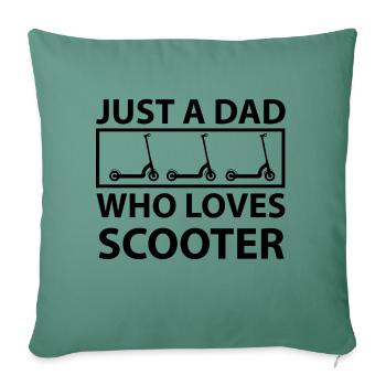 E-Scooter Scooter - Sofa pillowcase 17,3'' x 17,3'' (45 x 45 cm) - cypress green - Front