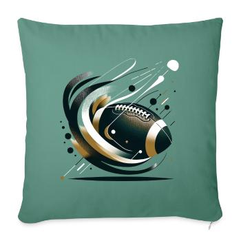 Rugby Ball - Sofa pillowcase 17,3'' x 17,3'' (45 x 45 cm) - cypress green - Front