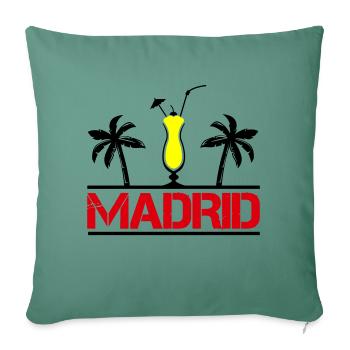 Madrid - Sofa pillowcase 17,3'' x 17,3'' (45 x 45 cm) - cypress green - Front
