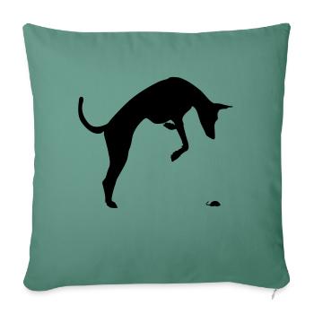 Not a rabbit - Housse de coussin décorative 45 x 45 cm - vert sapin - Devant