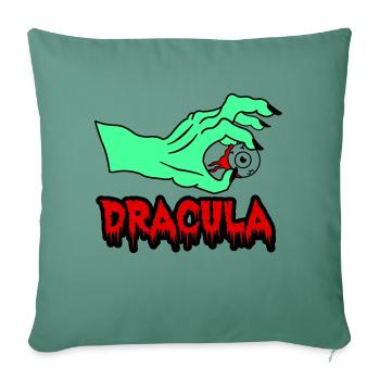 Dracula - Sofa pillowcase 17,3'' x 17,3'' (45 x 45 cm) - cypress green - Front