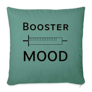 syringe booster mood - Sofa pillowcase 17,3'' x 17,3'' (45 x 45 cm) - cypress green - Front