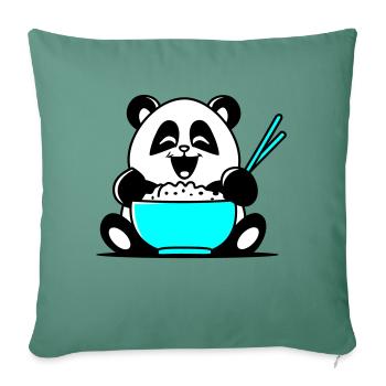 Panda - Sofa pillowcase 17,3'' x 17,3'' (45 x 45 cm) - cypress green - Front