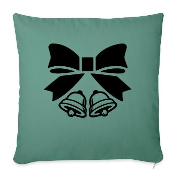 Bells - Sofa pillowcase 17,3'' x 17,3'' (45 x 45 cm) - cypress green - Front