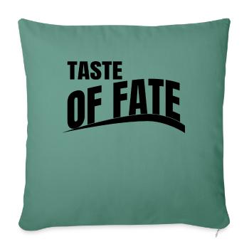 Fun Artistic Cuisine Serendipity Statement Fate - Sofa pillowcase 17,3'' x 17,3'' (45 x 45 cm) - cypress green - Front