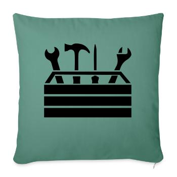 Tools Workshop Toolbox 1 - Sofa pillowcase 17,3'' x 17,3'' (45 x 45 cm) - cypress green - Front