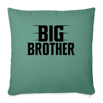 BIG BROTHER - Sofa pillowcase 17,3'' x 17,3'' (45 x 45 cm) - cypress green - Front