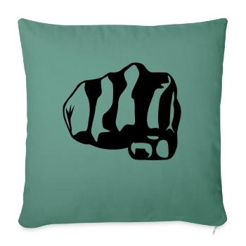 Fist - Sofa pillowcase 17,3'' x 17,3'' (45 x 45 cm) - cypress green - Front