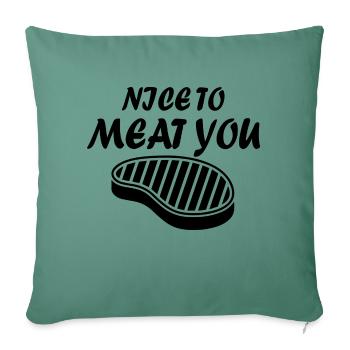 Fun Fun Funny - Sofa pillowcase 17,3'' x 17,3'' (45 x 45 cm) - cypress green - Front