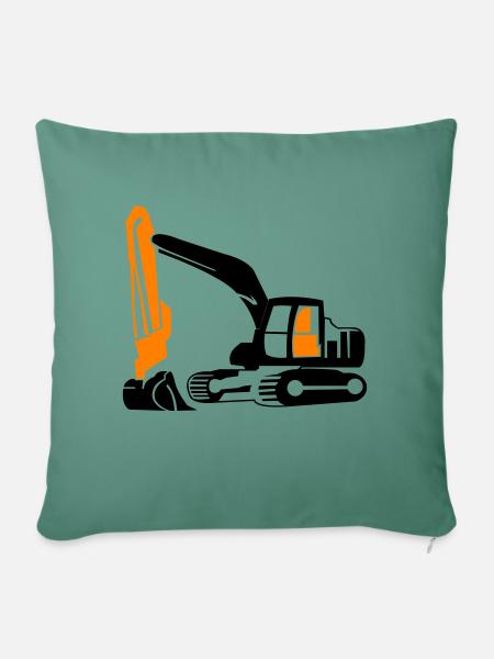 Bagger - Sofakissenbezug 45 x 45 cm - Tanngrün