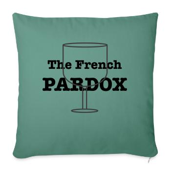 The French Pardox - Sofa pillowcase 17,3'' x 17,3'' (45 x 45 cm) - cypress green - Front