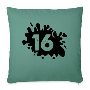 Blobs 16 - Sofa pillowcase 17,3'' x 17,3'' (45 x 45 cm) - cypress green - Front