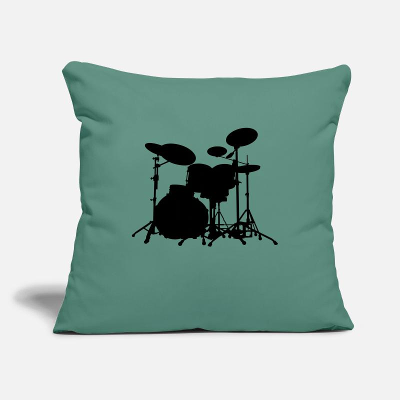 Schlagzeug - Drums Sofakissenbezug 45 x 45 cm