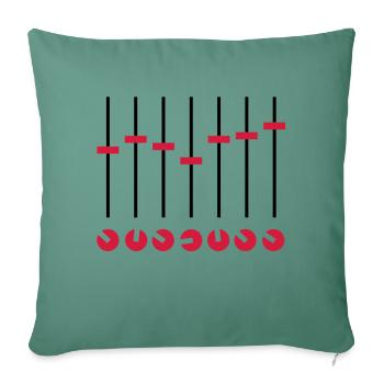 mixing_f2 - Sofa pillowcase 17,3'' x 17,3'' (45 x 45 cm) - cypress green - Front