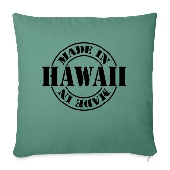 made in hawaii m1k2 - Sofa pillowcase 17,3'' x 17,3'' (45 x 45 cm) - cypress green - Front