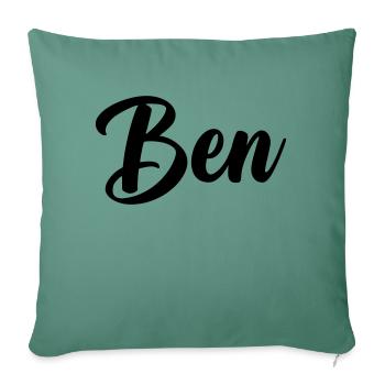 Ben - Sofa pillowcase 17,3'' x 17,3'' (45 x 45 cm) - cypress green - Front