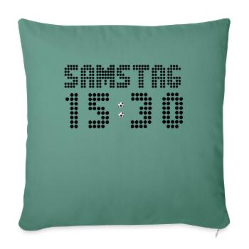 Saturday 15:30 Football Bundesliga - Sofa pillowcase 17,3'' x 17,3'' (45 x 45 cm) - cypress green - Front