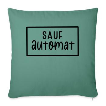 Sauf Automat - Sofakissenbezug 45 x 45 cm - Tanngrün - Vorne