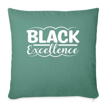 Black Excellence - Sofa pillowcase 17,3'' x 17,3'' (45 x 45 cm) - cypress green - Front