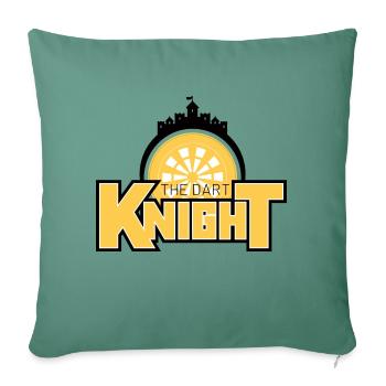 Château de Dart Knight - Housse de coussin décorative 45 x 45 cm - vert sapin - Devant