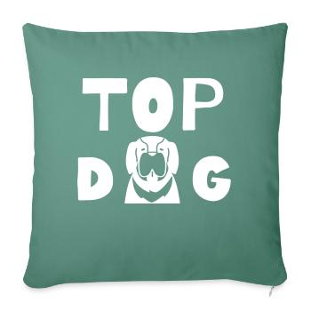 TOP DOG - Sofa pillowcase 17,3'' x 17,3'' (45 x 45 cm) - cypress green - Front