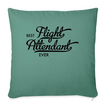 Stewardess - Sofa pillowcase 17,3'' x 17,3'' (45 x 45 cm) - cypress green - Front