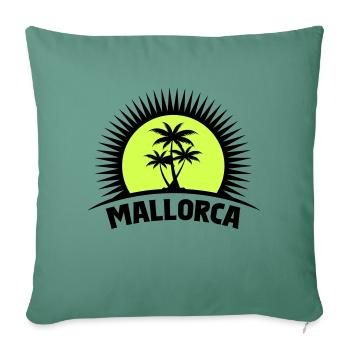 Majorca - Sofa pillowcase 17,3'' x 17,3'' (45 x 45 cm) - cypress green - Front