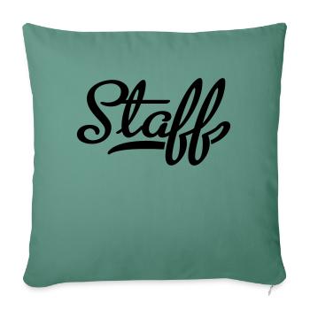staff - Housse de coussin décorative 45 x 45 cm - vert sapin - Devant