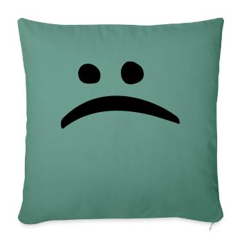 bad mood - Housse de coussin décorative 45 x 45 cm - vert sapin - Devant